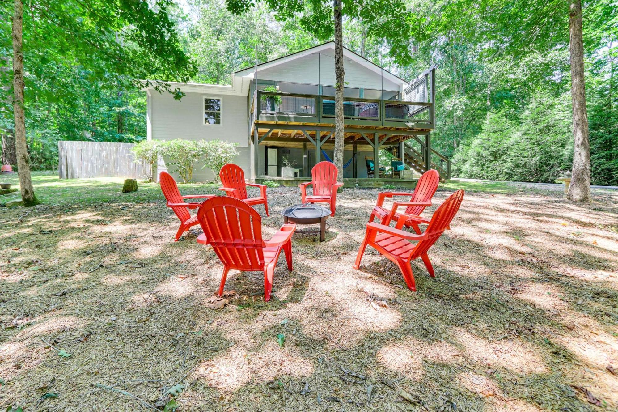 Pet-Friendly Home With Hot Tub In Blue Ridge! Exteriör bild